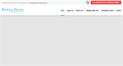 Desktop Screenshot of berwyndevonbusiness.com